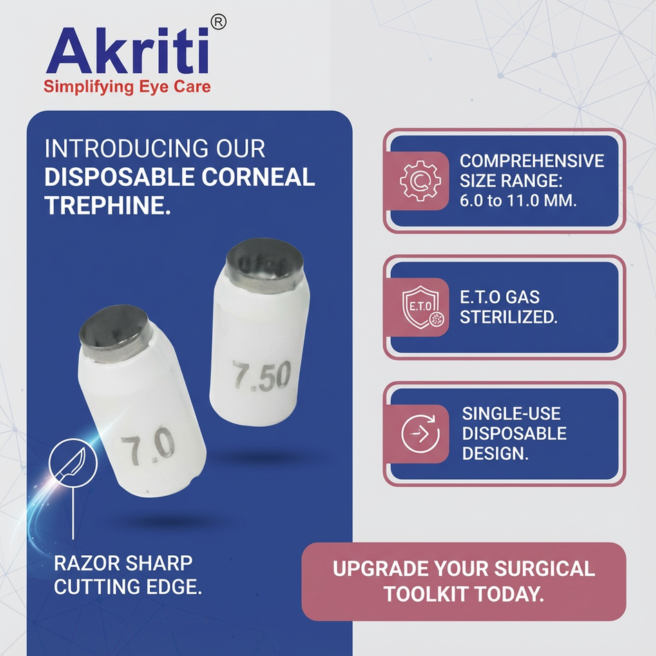 Disposable Corneal Trephine 8.75mm Sterile