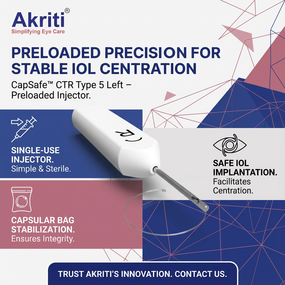 Preloaded Capsular Tension Ring Type 4 Left