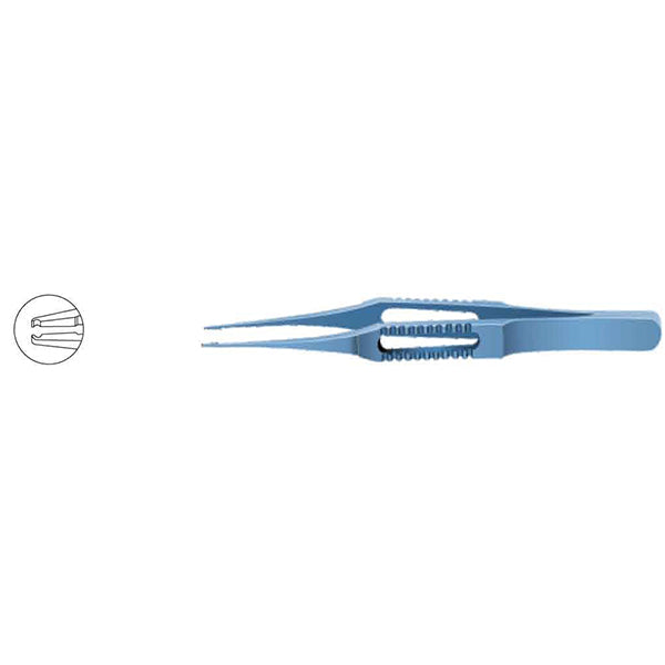 Forceps Notched Straight