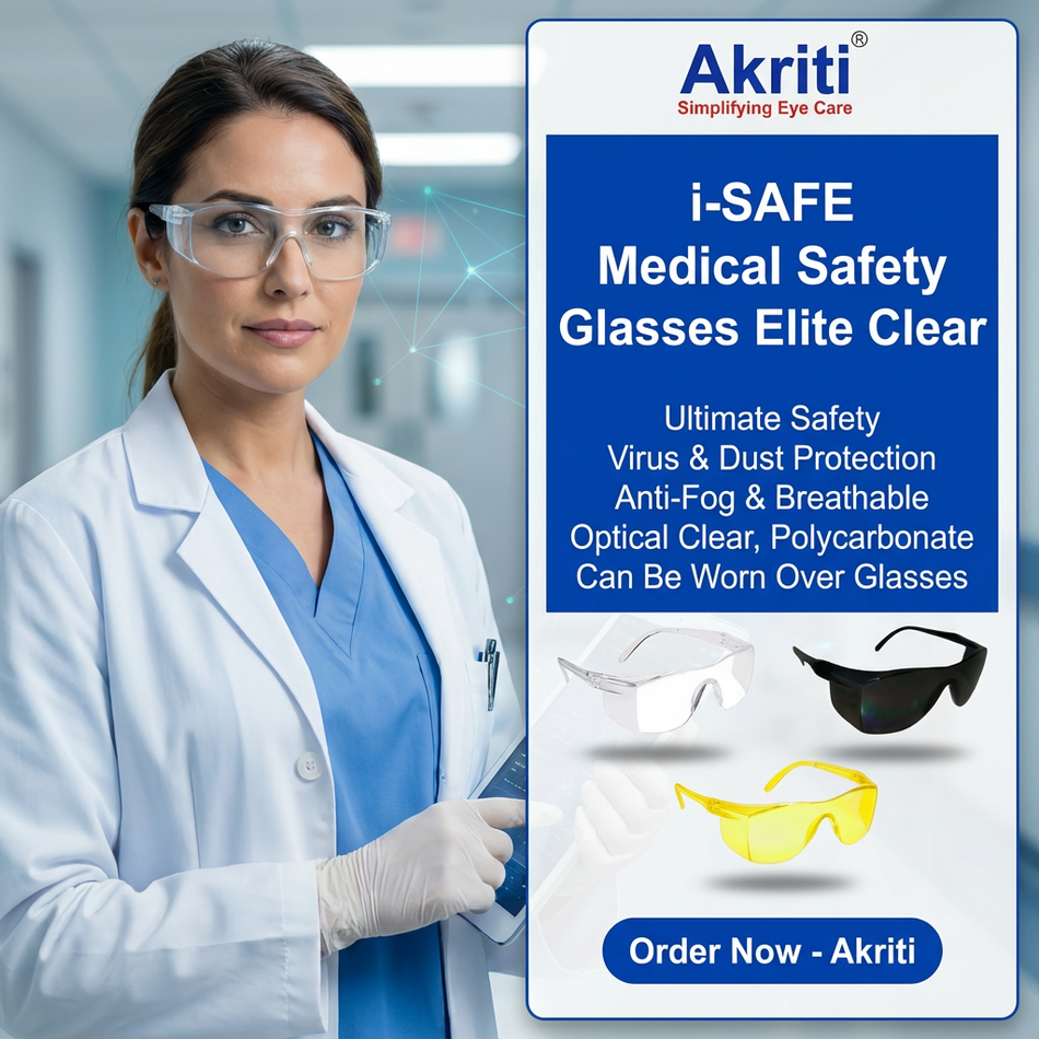 i-SAFE Medical Safety Glasses Elite, Amber,  Pk/300